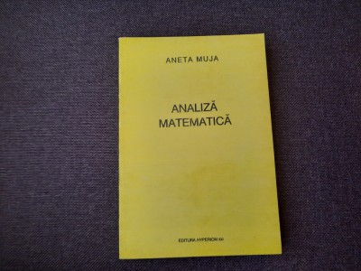ANALIZA MATEMATICA de ANETA MUJA foto