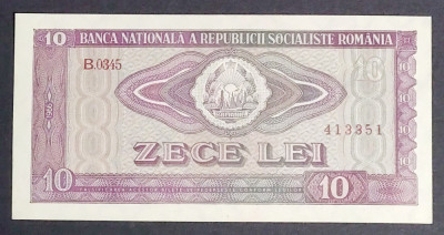 Bancnota 10 lei 1966 UNC foto
