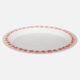 Farfurie din Plastic Frosty cu Model Cirese, &Oslash;27 cm, Alb, CMCLASS