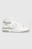 Cumpara ieftin New Balance sneakers din piele BB650RVW culoarea alb