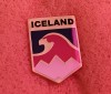 QW9 N5 51 - insigna - tematica hochei - Federatia de hochei pe ghiata din Islanda, Europa