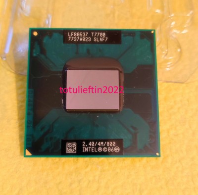 Procesor Intel Core 2 Duo cpu T7700 4Mb 800Mhz viteza 2,40 Ghz Socket P foto