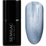 Semilac UV Hybrid Gloss GALA unghii cu gel folosind UV / lampă cu LED culoare 665 Blueberry Gloss 7 ml