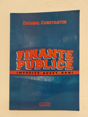Constantin Cucosel, Finante Publice - impozite, buget, bani, Risoprint 2004 foto