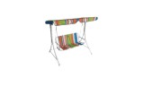 Balansoar cu Doua Locuri in Dungi Colorate 1.10x0, 7x1.10m