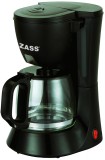 Cafetiera Zass ZCM 02, 600W, capacitate 0,6L, 4-6 cesti, Sistem anti-picurare, Negru - NOU