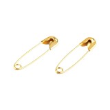 Set 100 ace de siguranta Crisalida, lungime 23 mm, auriu