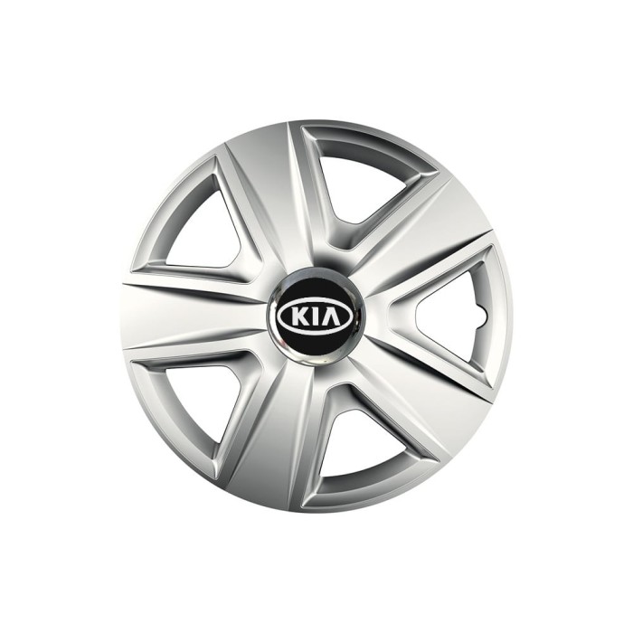 Set 4 capace roti Cu Inel Cromat Esprit R14 pentru gama auto Kia