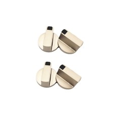 Set 4 butoane aragaz universal, JENUOS&reg;, aliaj zinc, 6mm, 39mm * 18mm