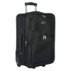 Troler Urban Negru 34L, Poliester, 38x22.5x54.5cm, 2 Roti Duble, Valiza Voiaj Usoara
