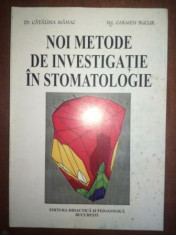 Noi metode de investigatie in stomatologie- Catalina Manac, Carmen Bucur foto