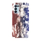 Husa compatibila cu Oppo A54 5G, Viceversa, model Half Ghoul Tokyo Ghoul, Silicon, TPU, Transparent, Carcasa