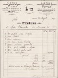 A2748N Fabrica Societăței mesteriilor de mobile Munca, Chișinău, Basarabia, 1930, factură, biligvă rom&acirc;no-rusă