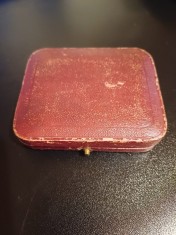 NI326 Cutie de epocă pentru ceas de buzunar, cu &icirc;nchizătoare funcțională