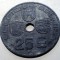 2.031 BELGIA WWII 25 CENTIMES 1946