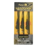 Montura Select Baits Lead Clip Leadcore Leaders, 3buc/set 45lb