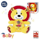 Jucarie interactiva bebe cu sunete si lumini 15 cm - Leu, Reig Musicales