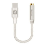 Cumpara ieftin Adaptor Audio Swissten Usb-C la Jack 3.5mm 0.15m Argintiu