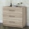 Comoda 3 sertare, Sonoma, 90x82x45 cm
