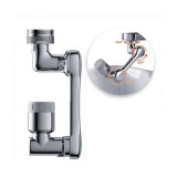 Extensie pentru robinet, 3D rotativa la 360 de grade, cu inaltime si directie reglabile