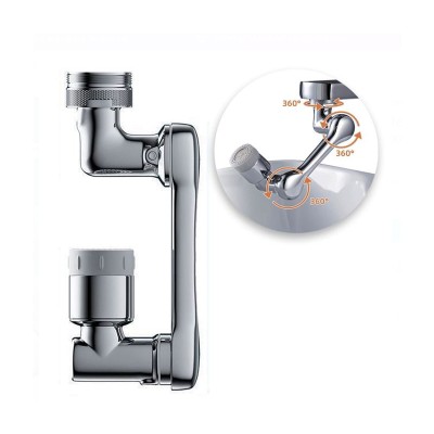 Extensie pentru robinet, 3D rotativa la 360 de grade, cu inaltime si directie reglabile foto