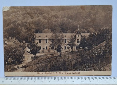 Băile Govora &amp;ndash; &amp;bdquo;Hotelul Statului N. 2&amp;rdquo;, c.1908&amp;ndash;1912, editor R.-V&amp;acirc;lcea, circulată foto