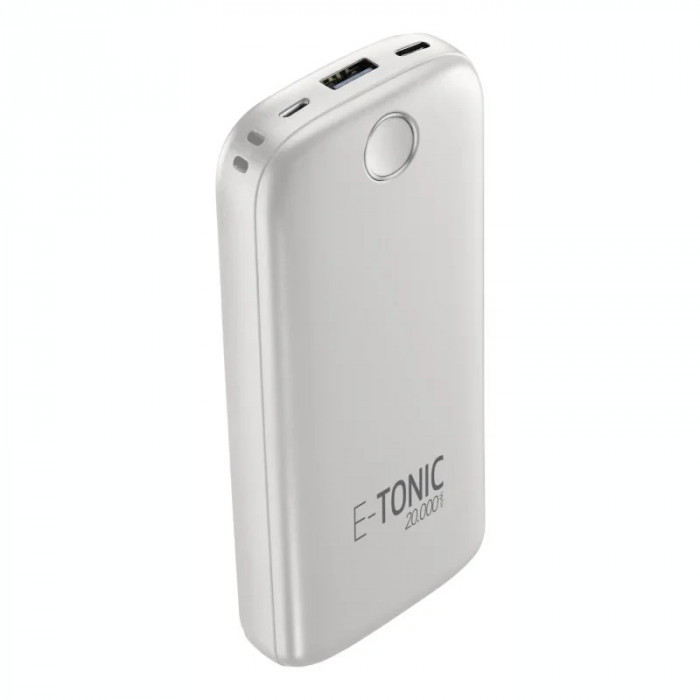 Baterie Externa Cellularline 20000mAh E-Tonic 1xUSB Alb