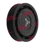 Ambreiaj compresor AC Renault Megane 202016, Scenic 202016; compresor tip Denso 6SEL14C, diametru fulie 125mm, 6 nervuri; 7711497392; 8200939386;