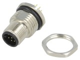 Conector M12 8 pini tată drept 30V IP65/IP67 DEGSON
