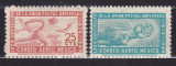 MEXIC 1949 ANIVERSARI 75 ANI U.P.U. SERIE MNH, Nestampilat