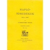 Napl&oacute;t&ouml;red&eacute;kek 1824-1887. - III. k&ouml;tet 1850-1875 - Podmaniczky Frigyes