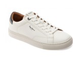Cumpara ieftin Pantofi sport PEPE JEANS albi, JOE BASIC, din piele ecologica