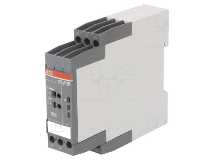 Timer SPDT x2 24&ndash;240V AC/DC