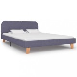 Cumpara ieftin Cadru de pat, gri deschis, 180 x 200 cm, material textil