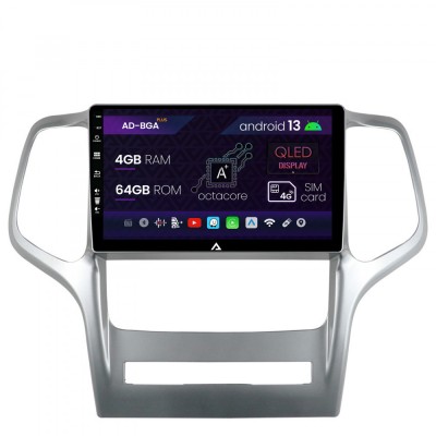 Navigatie Jeep Grand Cherokee (2010-2013), Android 13, A-Octacore 4GB RAM + 64GB ROM, 9 Inch - AD-BGA9004+AD-BGRKIT297 foto