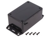 Carcasă universală ABS neagră IP54 56x85x40mm