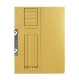 Dosar incopciat din carton Basic, 1/2, A4, 10 buc/set, galben