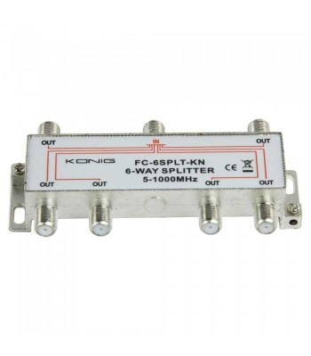 Distribuitor semnal TV 6 cai 862 Mhz Konig foto