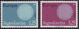 B1754 - Jugoslavia 1970 - Europa-cept 2v neuzat,perfecta stare, Nestampilat