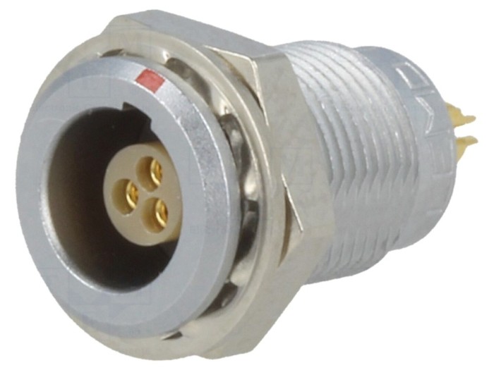 Conector circular 3 pini, IP50