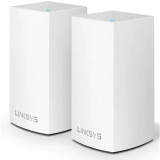 Sistem wireless Velop Intelligent Mesh, 2-Pack, White ,AC2600, Linksys