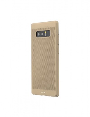 Husa Samsung Note 8 n950 Plastic Mesh Gold Vetter foto