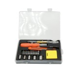 Trusa compacta de scule si unelte combinate, 19 piese pentru reparatii