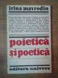 POIETICA SI POETICA de IRINA MAVRODIN , 1982