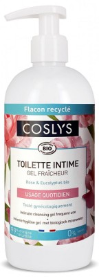 Gel intim BIO utilizare frecventa, cu trandafir si eucalipt Coslys foto