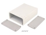 Carcasa universala TEKO TEKAL 32.30 cu panou, Aluminiu/ABS, Gri, 106x145x46 mm