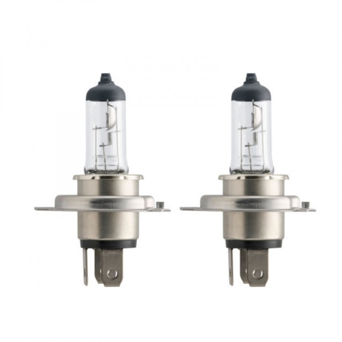 Pachet 2 Becuri Far H4 60 55W 12V Longer Life Ecovision Philips