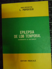 Epilepsia De Lob Temporal Diagnostic Si Tratament - L. Popoviciu ,548661 foto