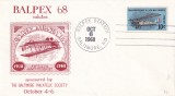 FILATELIE TEMATICA - PLIC USA TEMATICA AVION AVIOANE AIRMAIL