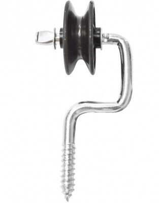 Izolator colt cu fanta rotita gard electric 6.9mm (BK87644) foto